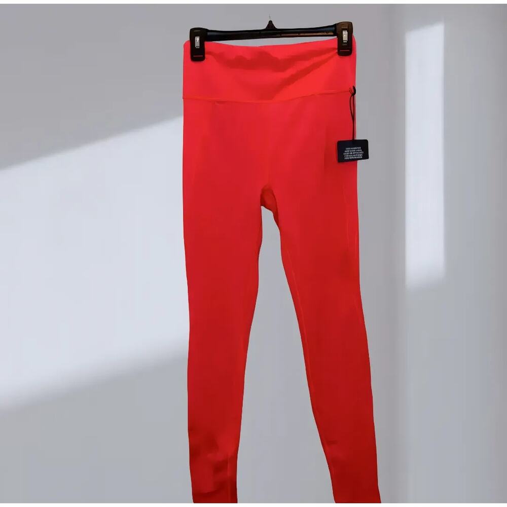 NWT Savage X Fenty Leggings -High-Waist Active Leggings – Bright Coral (M)